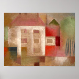 Poster Klee - Casa nos Subúrbios
