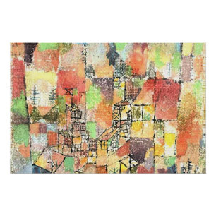 Póster Klee - Duas Casas de Campo