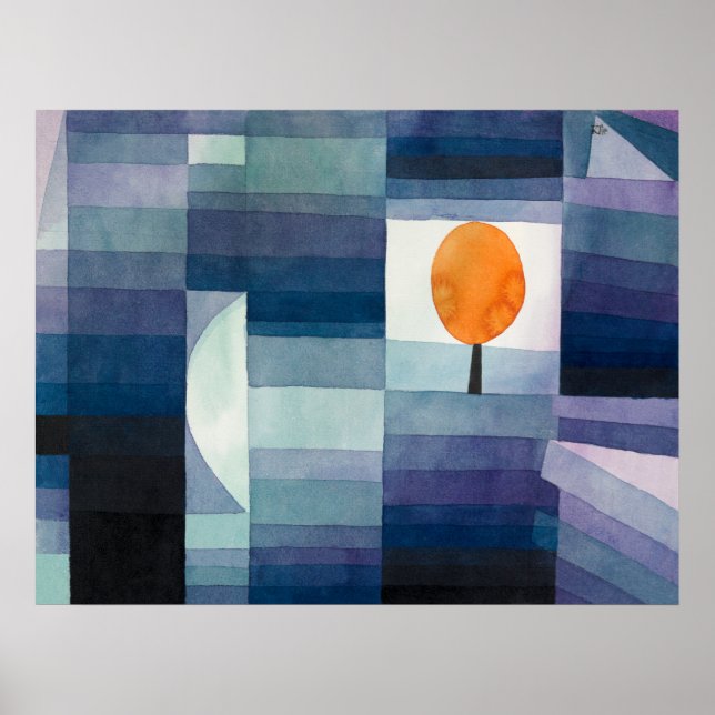 Poster Klee é o Harbinger do outono (Frente)