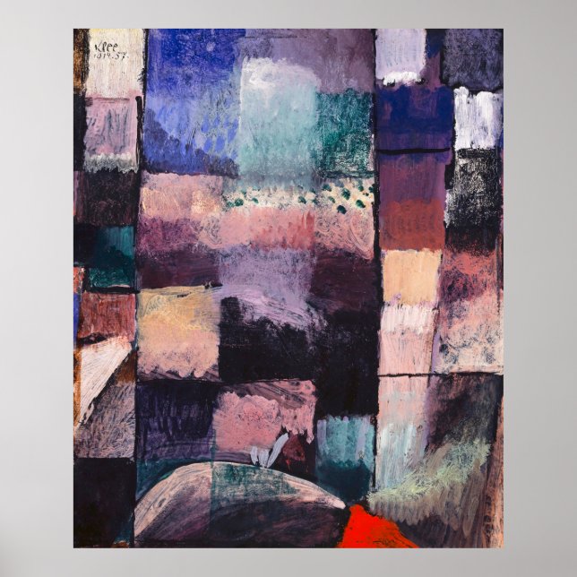 Poster Klee é sobre um Motif de Hammamet (Frente)