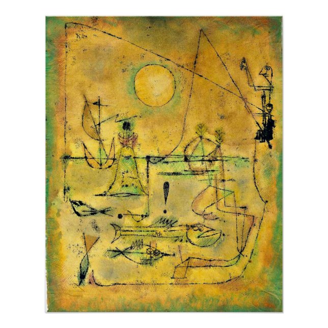 Póster Klee - Eles estão mordendo (Frente)