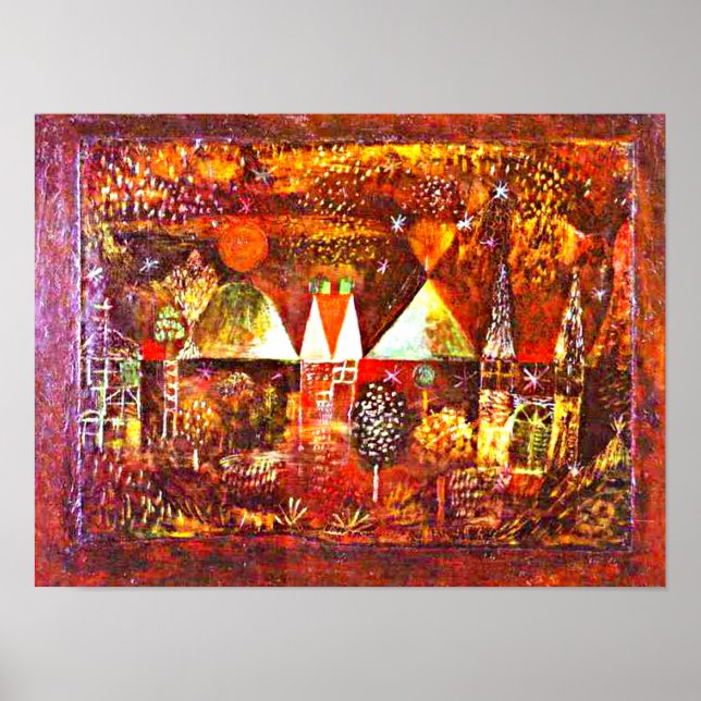 Poster Klee - Festividade Nocturna (Frente)