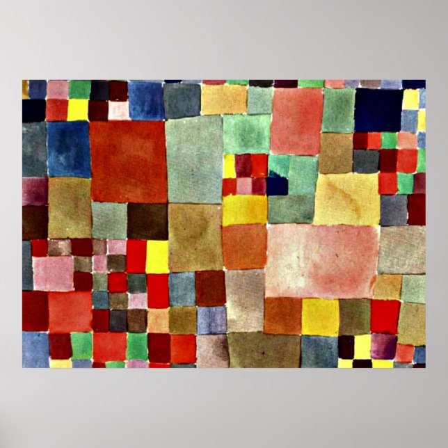 Póster Klee - Flora na Areia (Frente)