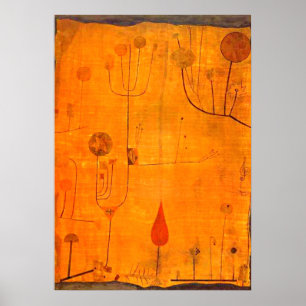 Poster Klee - Frutas em vermelho