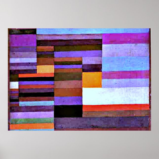 Poster Klee - Incêndio, 1929 (Frente)