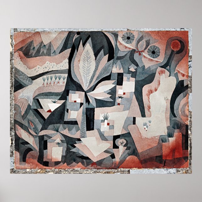 Poster Klee - Jardim do Resfriador Seco (Frente)