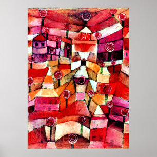 Poster Klee - Jardim Rosa