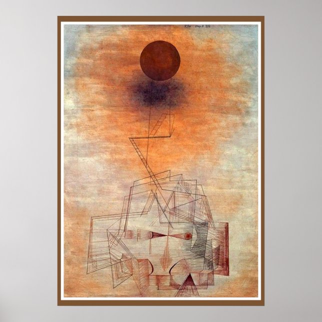 Poster Klee - Limites do Intellect (Frente)