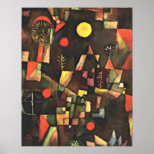 Poster Klee - Lua cheia (Frente)
