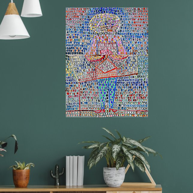 Poster Klee - Menino Fantasiado, (Sala de Estar 1)