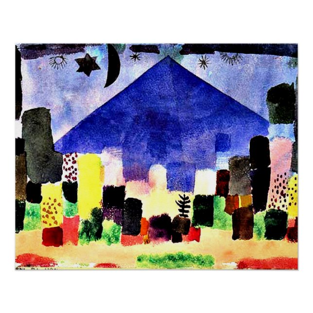 Póster Klee - Monte Niesen (Frente)
