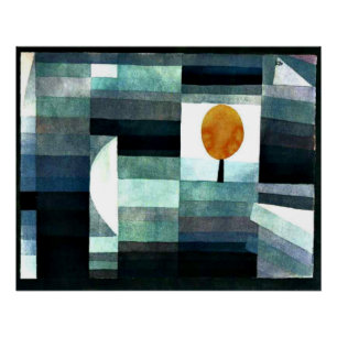Póster Klee - O Mensageiro do Outono