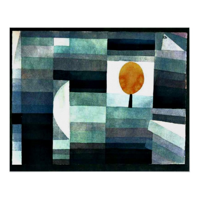 Póster Klee - O Mensageiro do Outono (Frente)