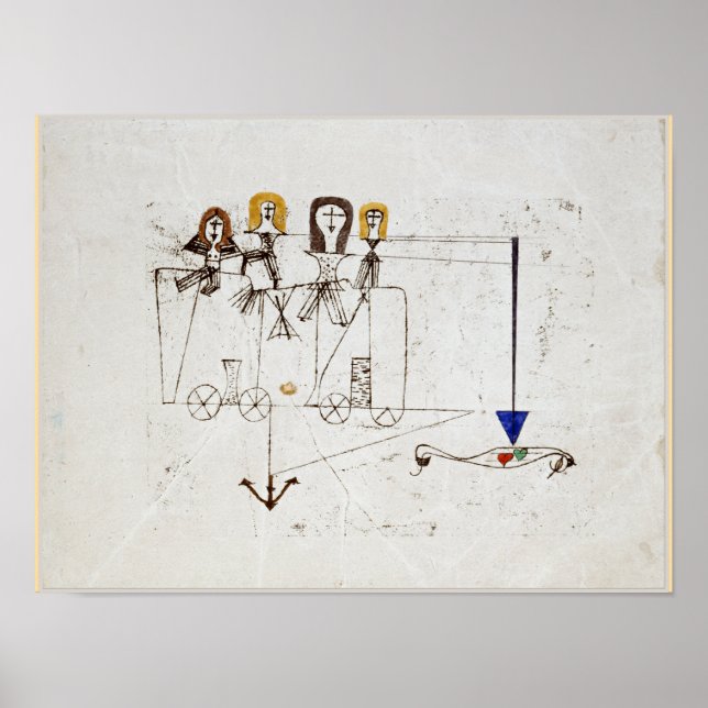 Poster Klee - O Vagão Virtude (Frente)