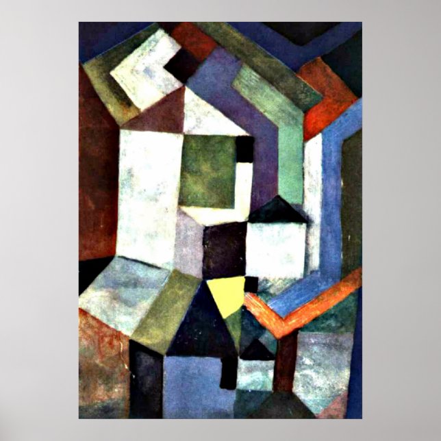 Poster Klee - Paisagem do Norte Piedoso (Frente)