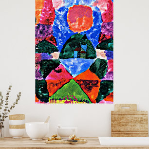 Poster Klee - Pressão do Tegernsee