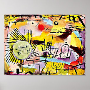 Poster Klee - Sol Ascensão