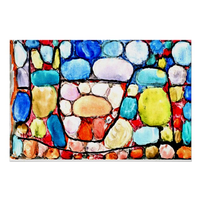 Póster Klee - tesouro acima do solo (Frente)