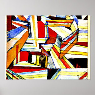 Poster Klee - Transparente em Perspectiva Avançada