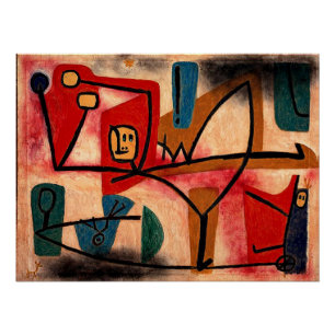 Póster Klee - Ubermut Exuberance