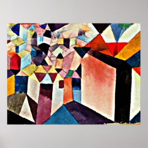 Poster Klee - Visão de uma cidade