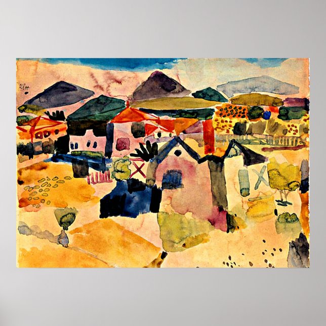 Poster Klee - Vista de Germain Santo (Frente)
