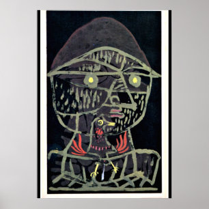 Poster Klee - Vogelfanger, abstrato