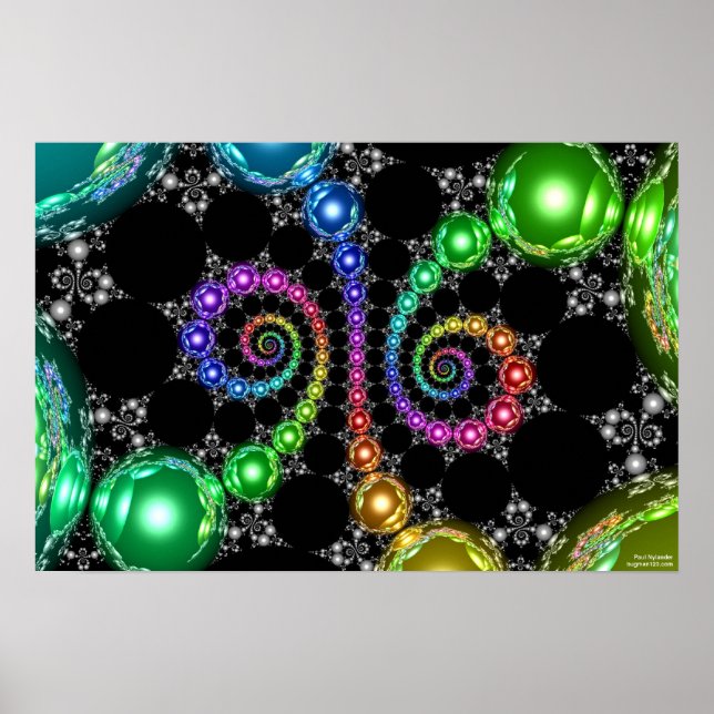 Poster Kleinian Double 1/15 Cusp Group (Frente)