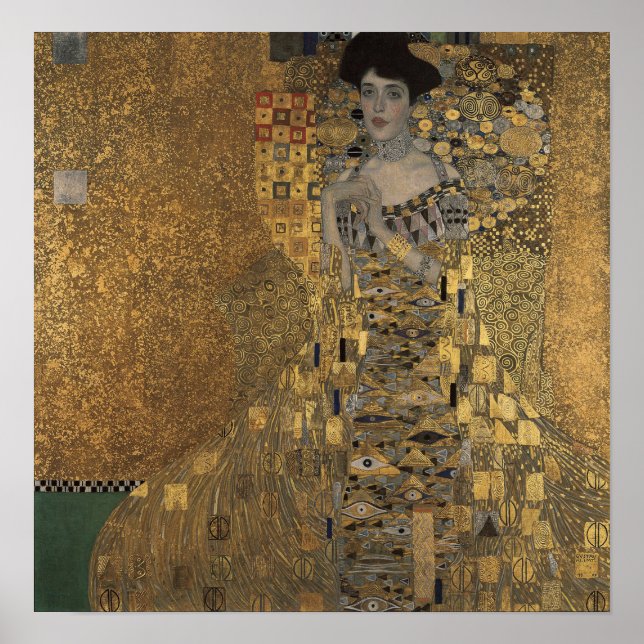Poster Klimt - Adele Bloch-Bauer 1907 (Frente)