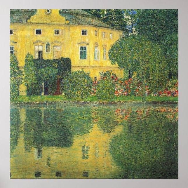 Poster Klimt - Câmara Do Castelo No Attersee 1910 (Frente)