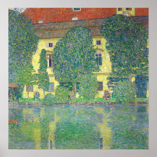 Poster Klimt - Câmara No Attersee (Frente)