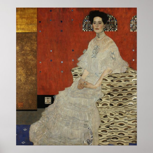 Poster Klimt - Fritza Riedler (Frente)