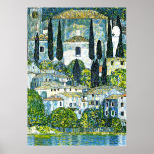 Póster Klimt - Igreja em Cassone