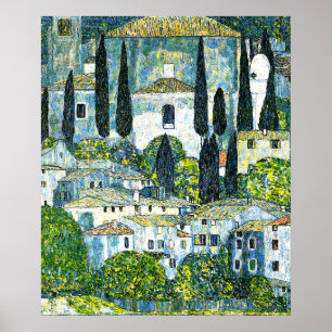 Poster Klimt - Igreja em Cassone