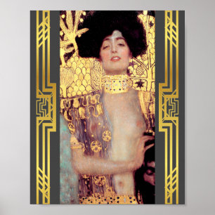 Poster Klimt Judith Holofernes Art Nouveau Deco