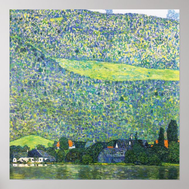 Poster Klimt - Litzlberg Am Attersee (Frente)