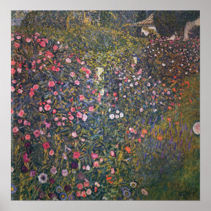 Poster Klimt - Paisagem Horticultural Italiana 1913