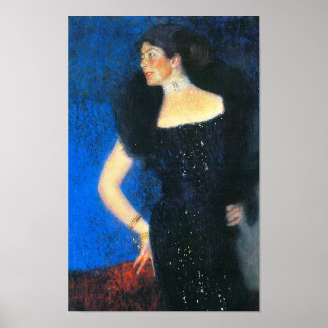 Poster Klimt Retrato da Rosa von Rosthorn-Friedmann (Frente)