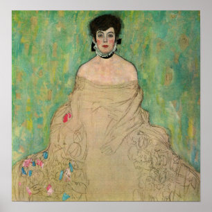 Poster Klimt - Retrato De Amalie Zuckerkandl