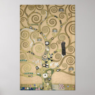 Poster Klimt "Tree of Life" (Lebensbaum) — Stoclet Frieze
