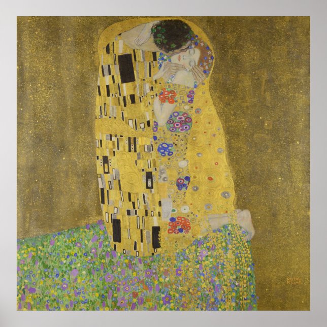 Poster Klimt's Kiss (Frente)
