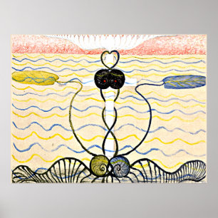 Poster Klint - Evolution, No. 06, Group VI, abstrato art