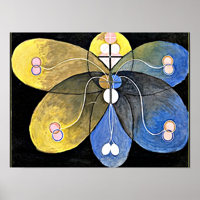 Poster Klint - Evolution, No. 09, Grupo VI, 1906-1907 (Frente)