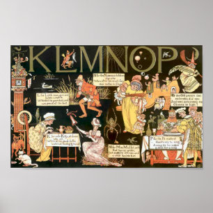 Poster KLMNOP absurdo