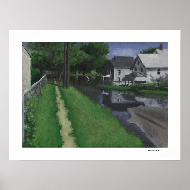 Poster Knee-Deep, ao sul da Rua de Wickham. (Frente)