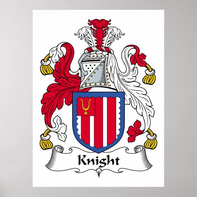 Póster Knight Family Crest (Frente)