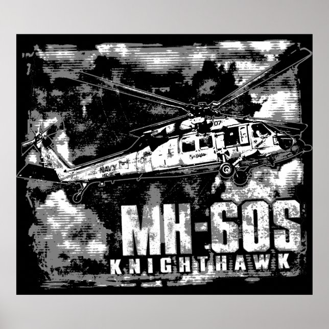 Poster Knighthawk MH-60S (Frente)