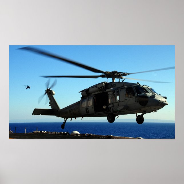 Póster Knighthawk MH-60S (Frente)