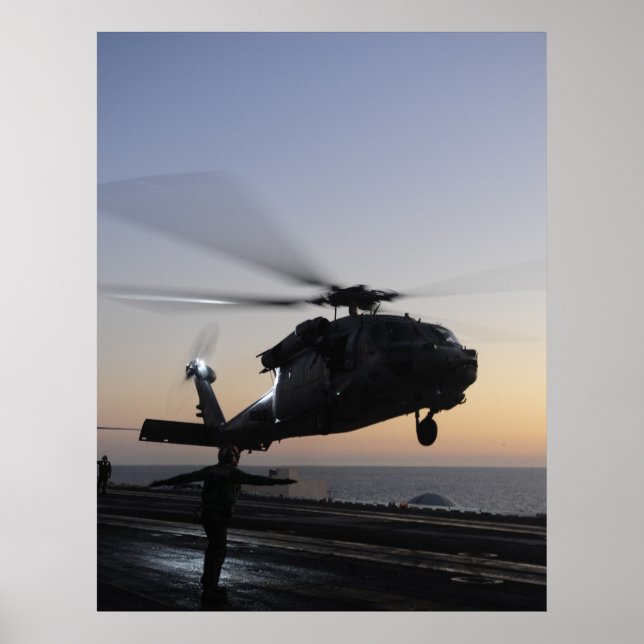 Poster Knighthawk MH-60S (Frente)