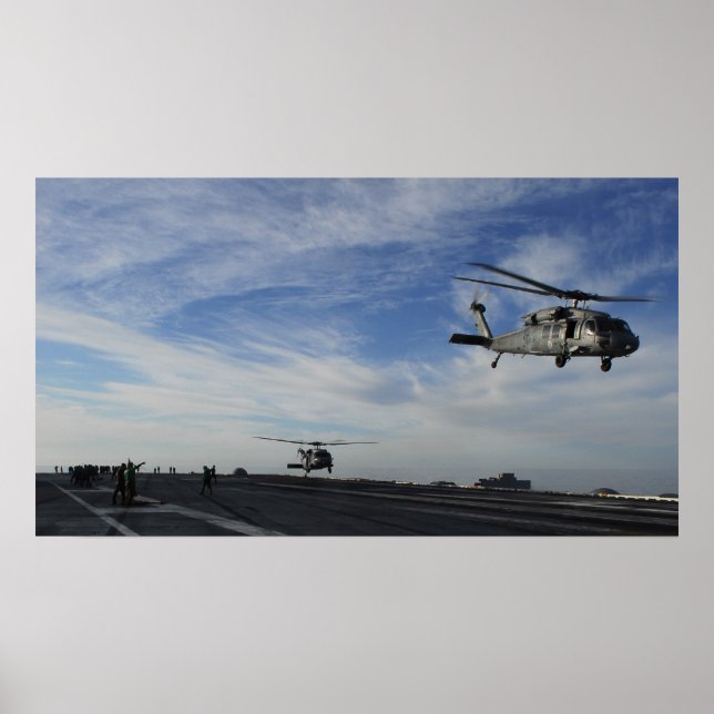 Póster Knighthawk MH-60S (Frente)